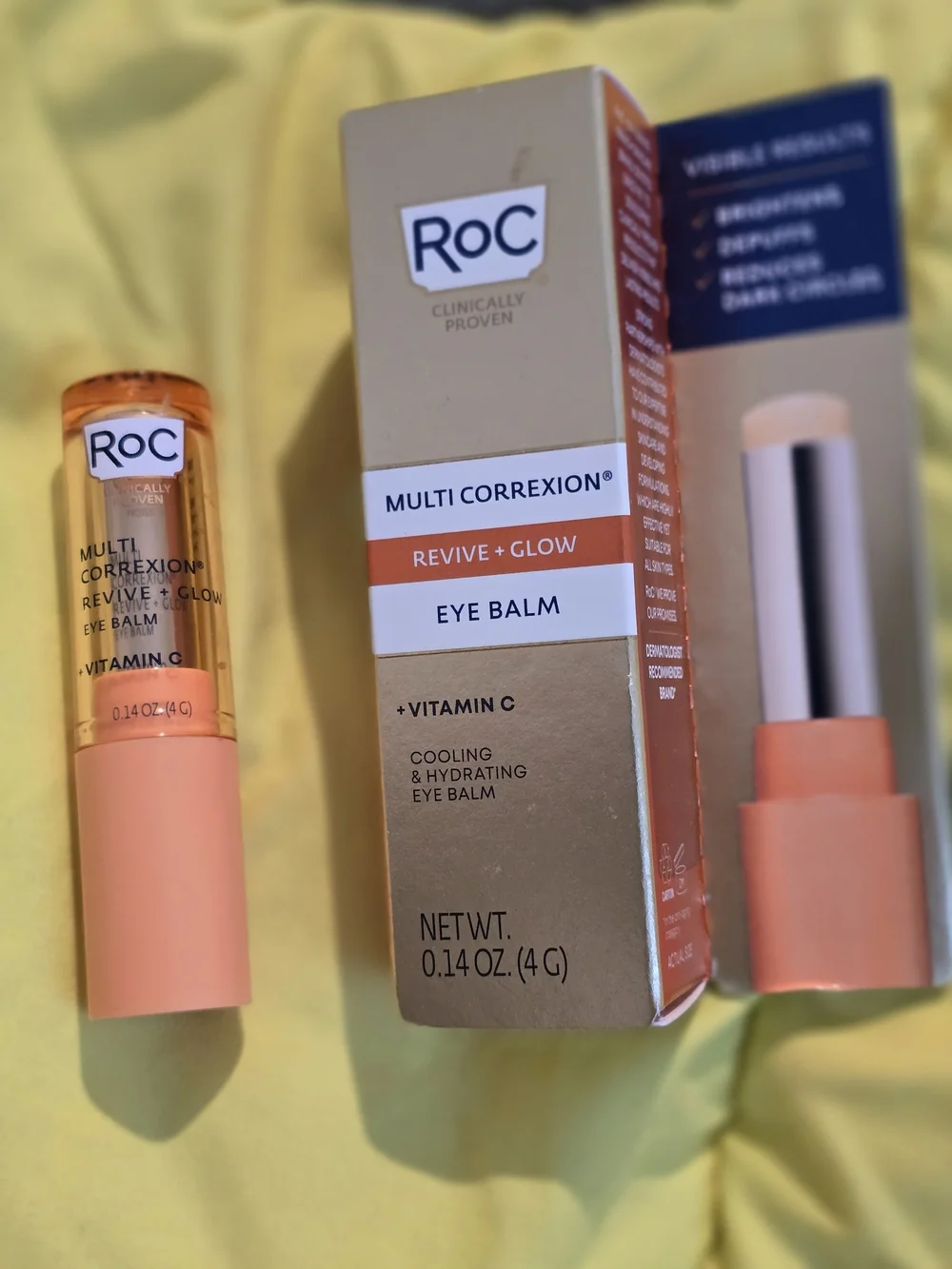 Revive + Glow Eye Balm - Vitamin C Cooling Hydration (Orange)